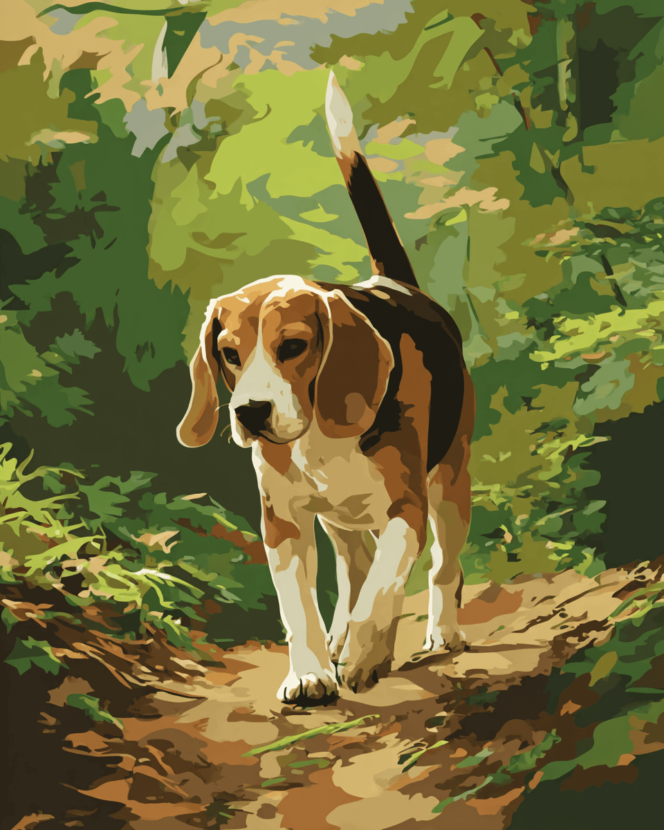 digital image of beagle