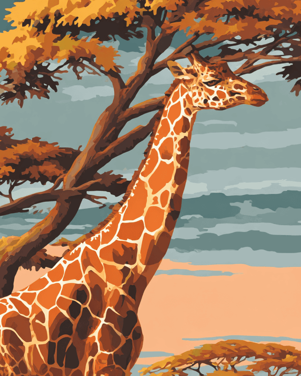 digital image of a giraffe