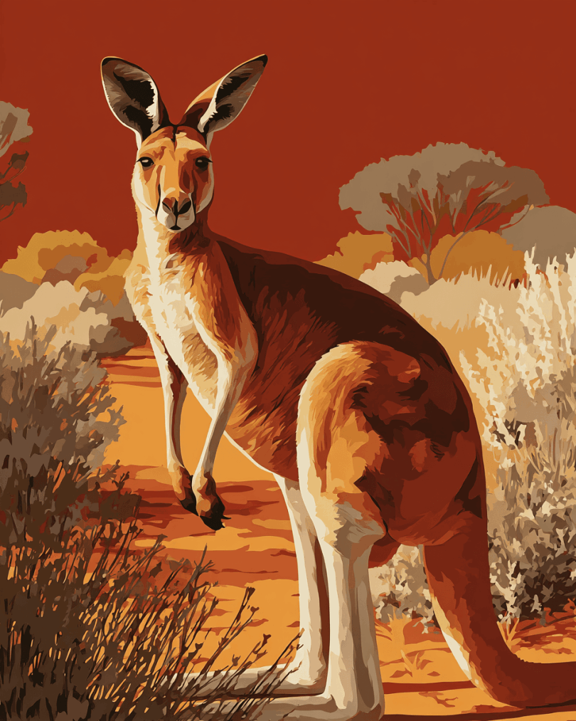 digital image of a kangaroo